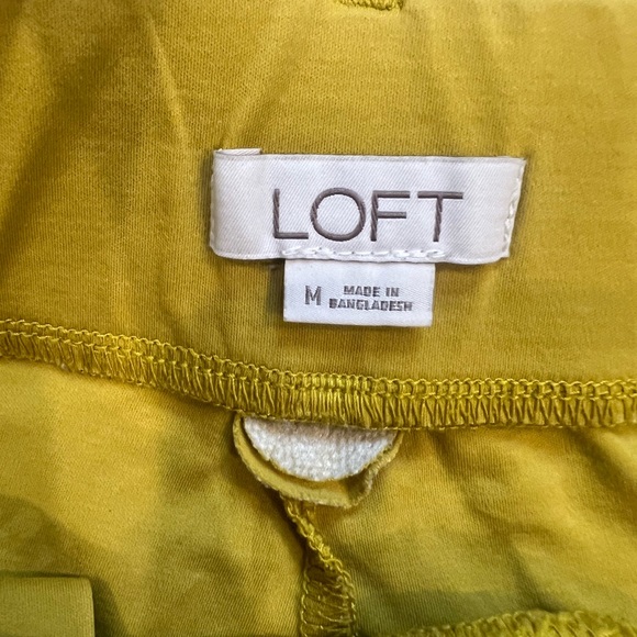 Yellow Women's Shorts with Belt - Picture 2 of 4